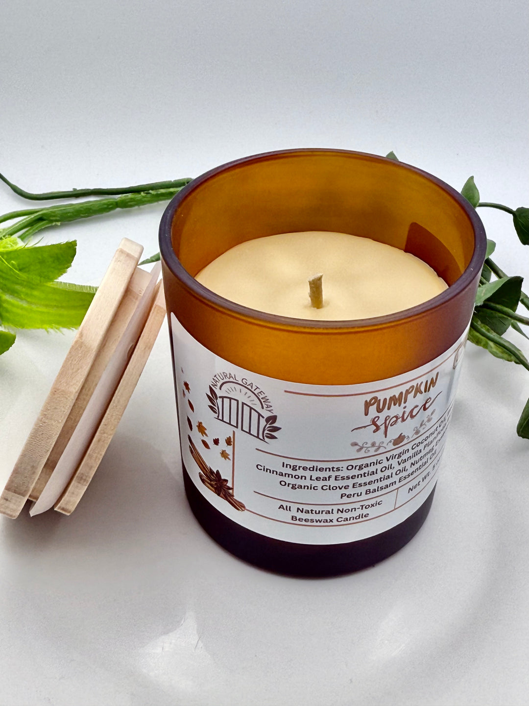 Pumpkin Spice Beeswax Candle