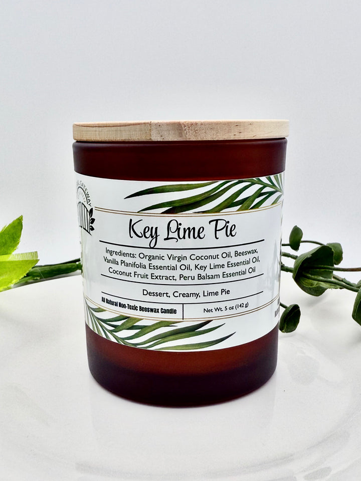 Key Lime Pie Beeswax Candle