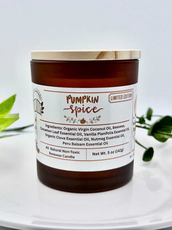 Pumpkin Spice Beeswax Candle
