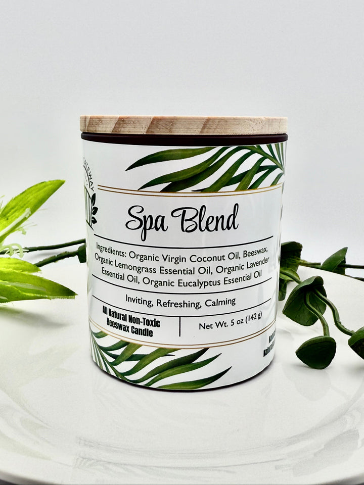 Spa Blend Beeswax Candle